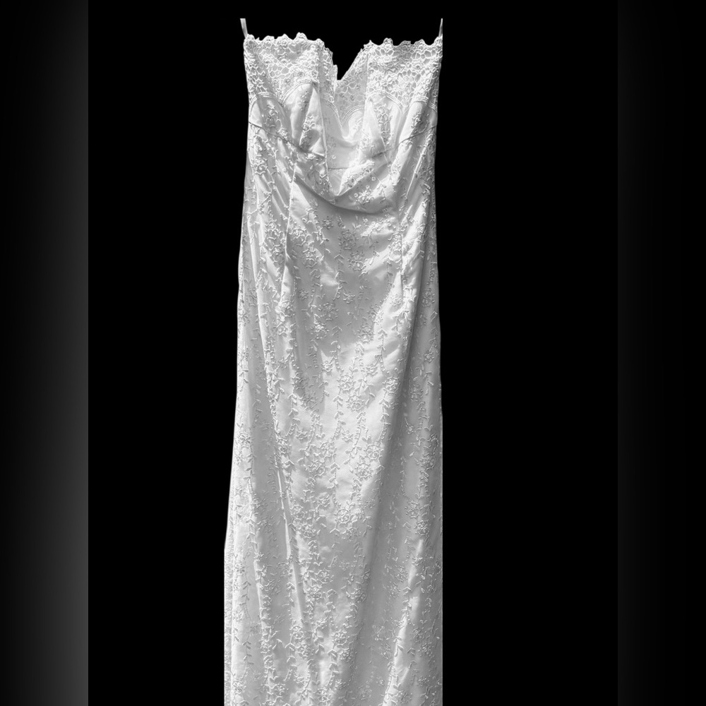 JESSICA MCCLINTOCK WOMENS GOWN, STRAPLESS, Size 8